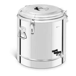 Helloshop26 - Conteneur isotherme 35 litres avec robinet de vidange acier inoxydable 14_0001130 - 3000179188988_0