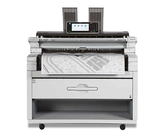 Imprimante multifonction MP W6700SP - noir et blanc grand format - 6,7 pages/min - résolution 600 dpi_0
