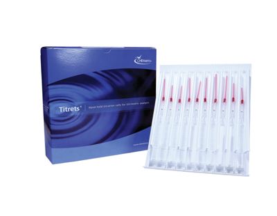 Kit d'analyse visuelle du  Peroxyde d'hydrogène, 0,1-1,0%. Type: Titrets. Kit. 30 unités, marque Chemetrics - Ref.: NBB007_0