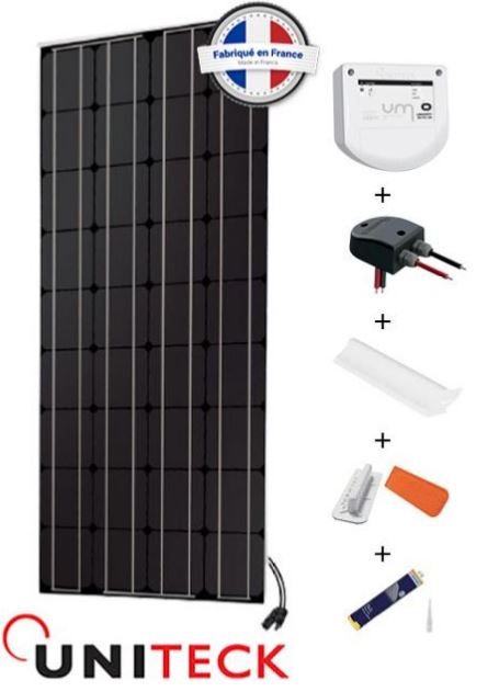 Kit panneau solaire 12v 100w camping-car uniteck_0