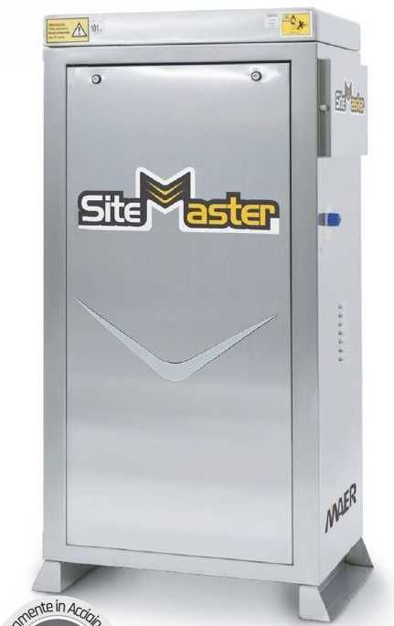 Nettoyeur haute pression poste fixe eau chaude - SITEMASTER MAER - structure en acier, chaudière inox à haut rendement_0