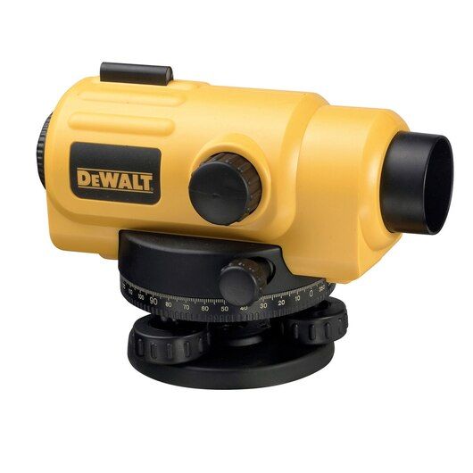 Niveau optique - DeWalt DW096PK-XJ - grossissement x26 - précision +/- 2mm par km - portée 100m_0