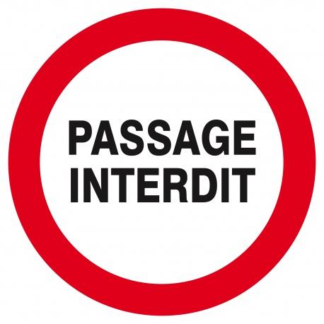 Passage interdit d.180mm TALIAPLAST | 627222_0