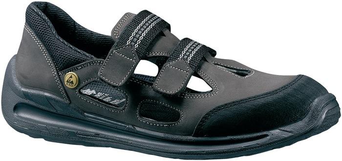 Sandale de sécurité Dragster-1240 pointure 40 marron/noire cuir nubuck S1 ESD SRC EN ISO 20345 LEMAITRE_0