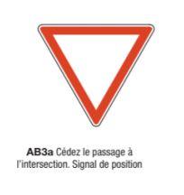 Signalisation d'interdiction et de priorité type ab3a_0