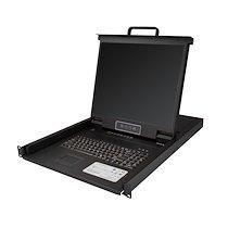 StarTech.Com Console KVM à 8 ports à montage en rack pour rack de serveur - 19 pouces - 1U_0