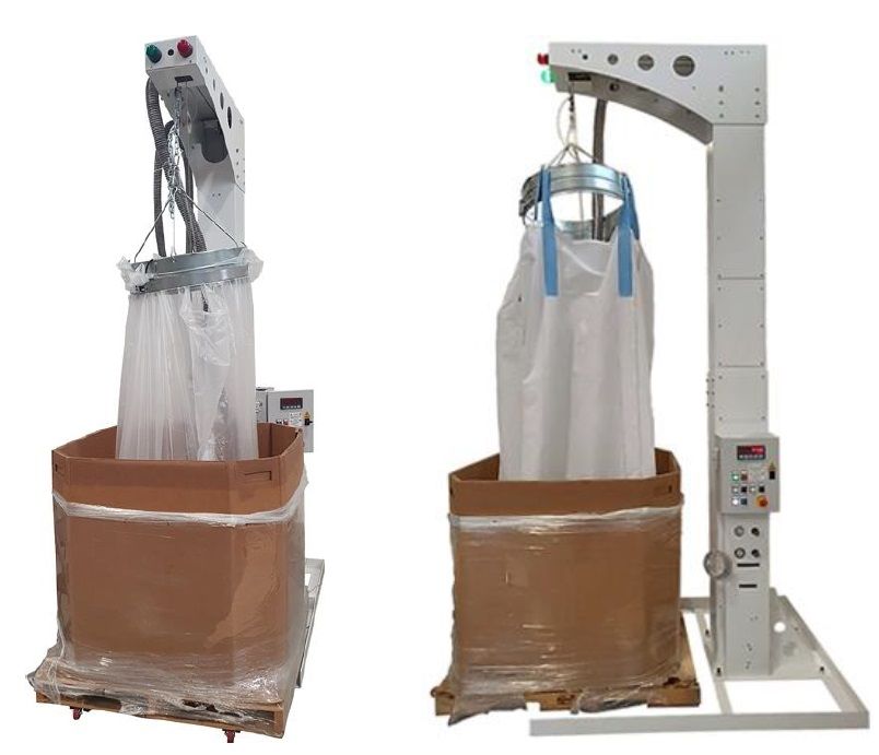Station de vidange big-bag et octabin automatique - pour produits granulés, broyés et poudres fluides_0
