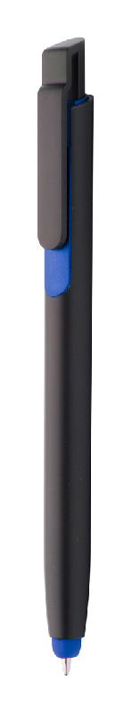 Stylo à bille stylet en plastique - corps mat - encre bleue - 7g_0