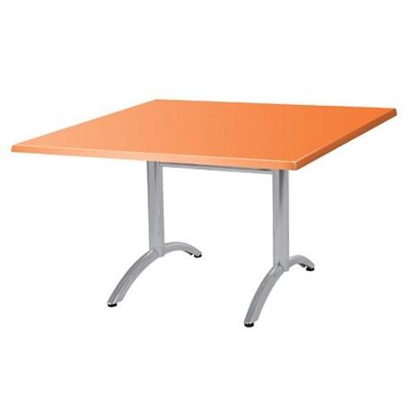 TABLE DE TERRASSE VENISE SOLO ORANGE 110 X 70 CM