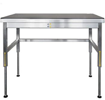 TABLE INOX AJUSTABLE EN HAUTEUR_0