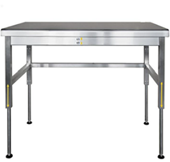 TABLE INOX AJUSTABLE EN HAUTEUR Devis Sous 24h