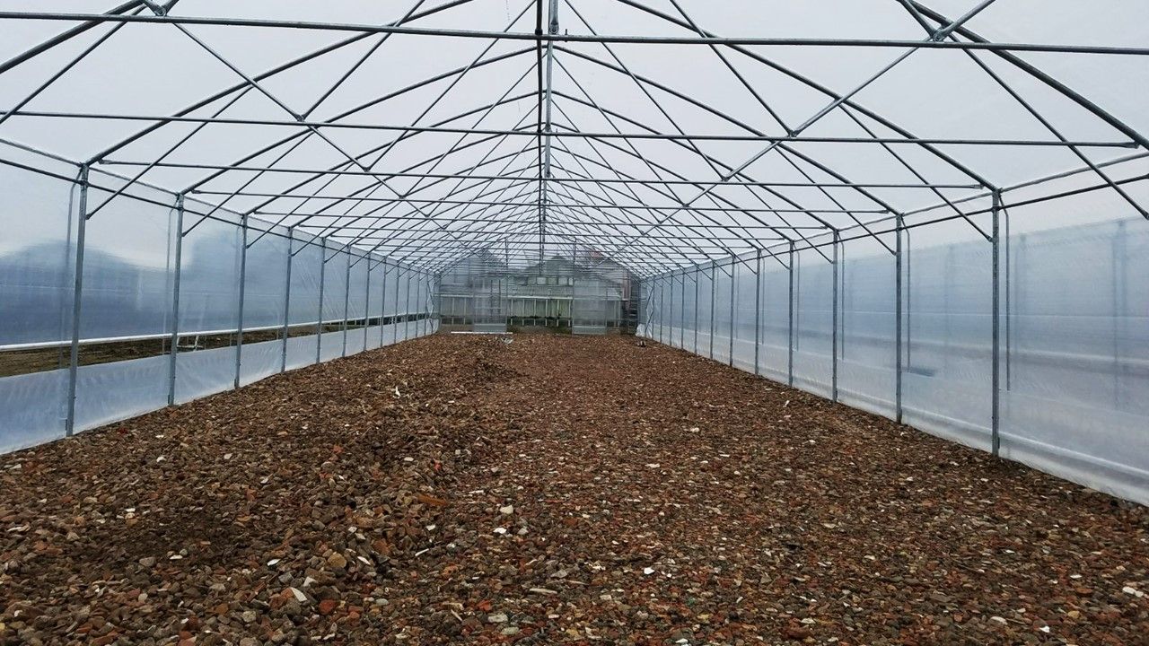 Tunnelart pv - Serre tunnel pour maraîchers - structure en acier galvanisé - bâchage plastique_0