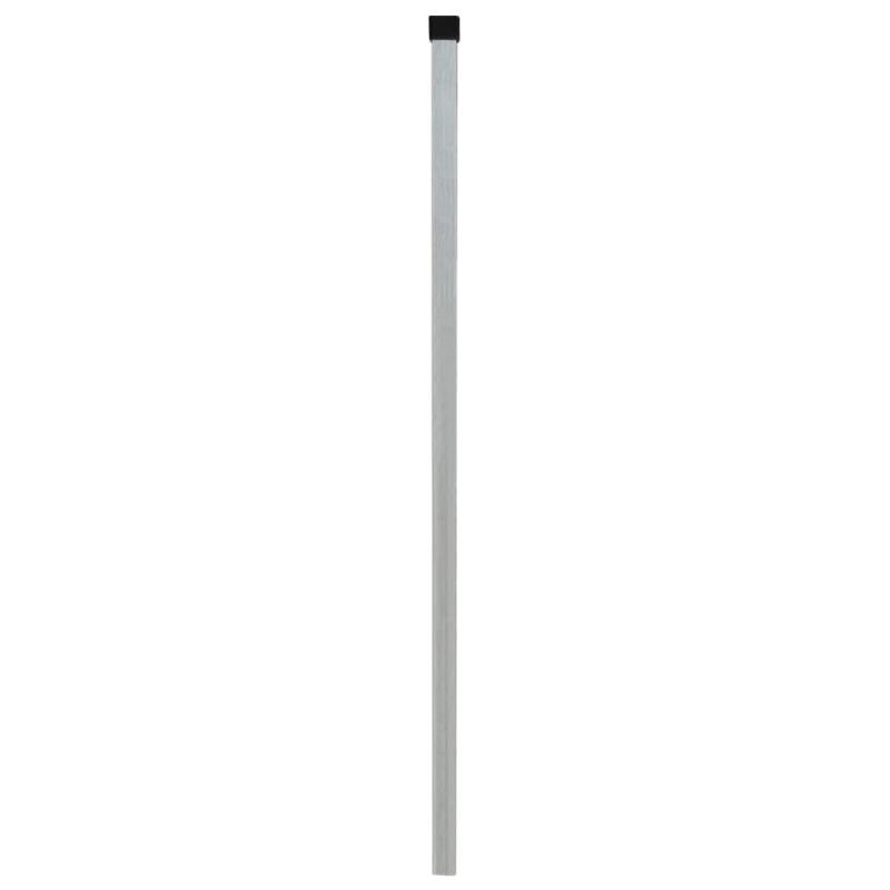 Vidaxl poteaux de clôture 10 pcs argenté 150 cm acier galvanisé 3206343_0