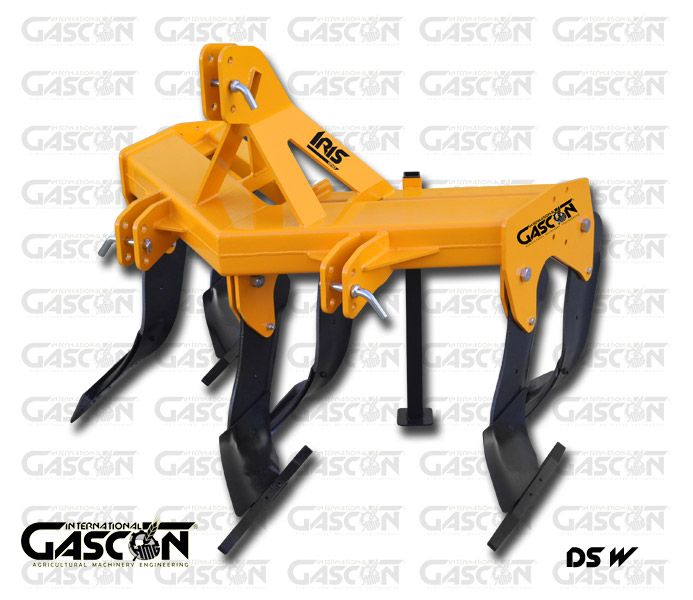 Décompacteur agricole Gascón International - Modèles DS-W4 à DS-W10 - Bipoutre en W avec système de sécurité à boulon_0