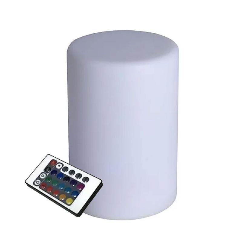 WellHome - Lampe LED RGB Ø10x15cm avec télécommande - multicolore plastique polypropylène WH17660_0