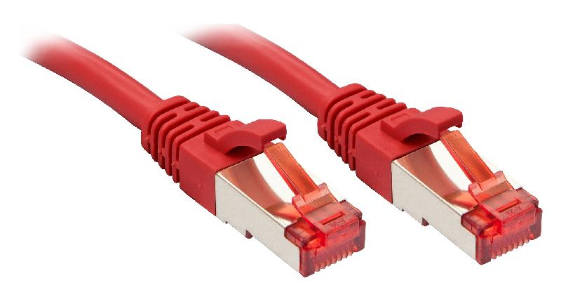 Lindy 47733 - Câble réseau Cat.6 S/FTP en cuivre 250 MHz, 1,5 m, rouge - RJ45/RJ45_0