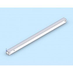 5.3.0003-timon droit en 60x60mm de 1,5m de long pour remorque bagagère et plateau_0