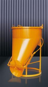 BENNES À BÉTONS 1021 - fond ouvrant à trappe, vidage latéral - Capacité de 150L à 4000L_0