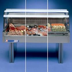 Comptoir vitrine réfrigérée - Gastronorm Chop 270GN - Température -4° à +6°, acier inox AISI 304_0