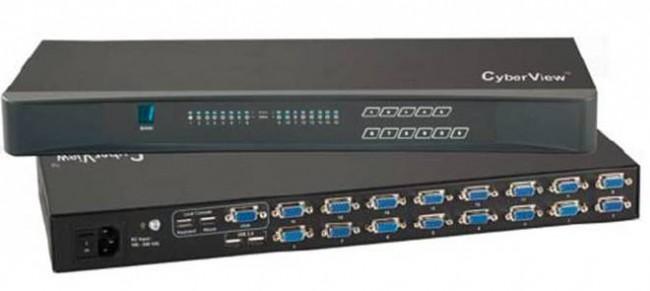 CV-801H/1601H - COMMUTATEURS KVM 8/16 PORTS - VGA / USB 2.0 -1,8/3/4,5 M_0