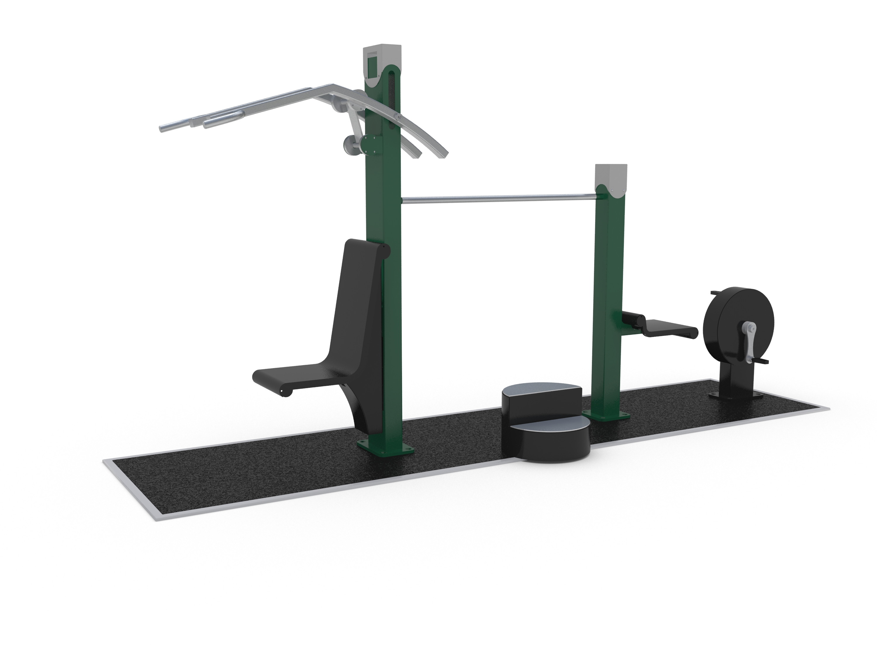 Equipement de fitness extérieur - Denfit Gym combi 5 - 8065119 - Hags_0
