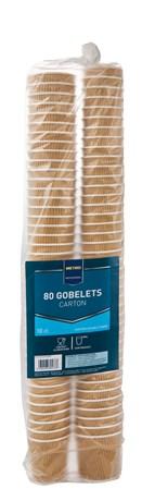 GOBELET EN CARTON DOUBLE PAROI H-LINE 10 CL (VENDU PAR 80)