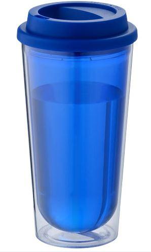 Gobelet isotherme Kota 470ml - double paroi, couvercle à visser, plastique AS sans BPA_0