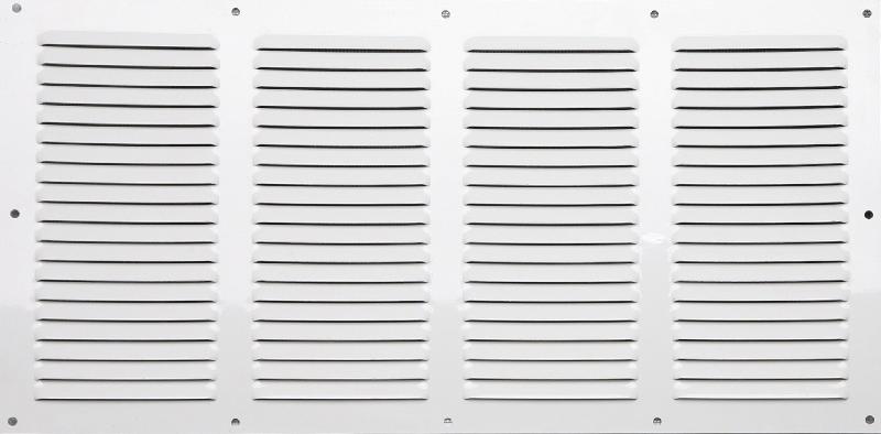 Grille d'aération aluminium laqué, l.20 x l.40 cm_0