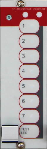 Module 7 zones avec option tranquillisation pour la centrale d'alarme d'interphonie de sécurité - MOD 7Z TRANQ_0