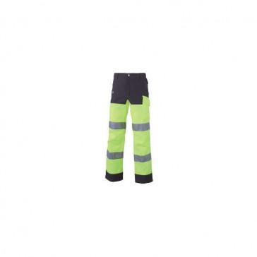 PANTALON HV CL2 LUK LIGHT JAUNE/MARINE EJ84 T52_0