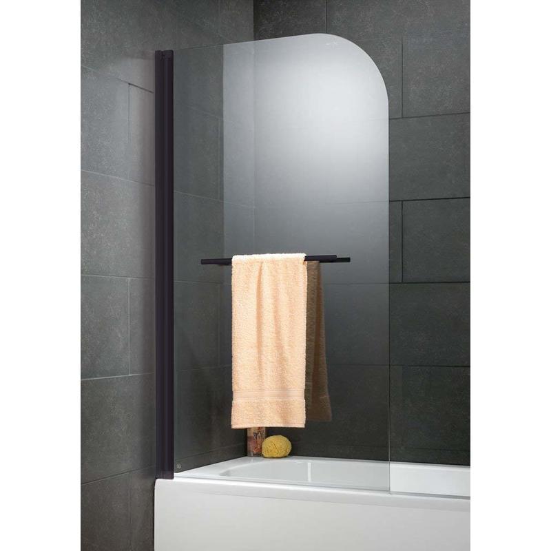 Schulte Pare Baignoire Rabattable 80 X 140 Cm Verre 5 Mm Anticalcaire Paroi De Baignoire 1 Volet Ecran De Baignoire Pivotant Capri Deluxe Profile Noir Comparer Les Prix De Schulte Pare Baignoire