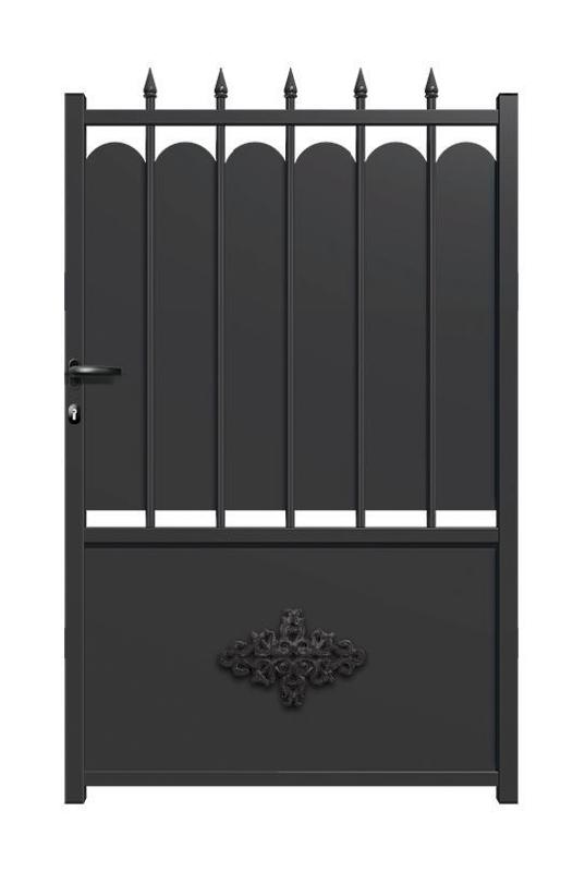 Portillon aluminium modèle OPC-401 - style tradition - dimensions au choix_0