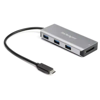 StarTech Hub USB-C à  3 Ports avec Lecteur de Carte SD - 3 x_0