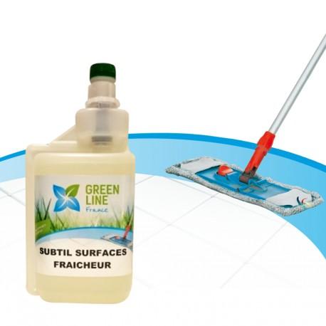 Subtil Surface Fraîcheur Nettoyant 3D - Détergent Désinfectant Désodorisant - Net-Subsurfra/1/5 - Parfum Menthe_0