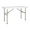 Table rectangulaire pliante Bolero - 1220mm - robuste, légère et résistante pour intérieur/extérieur_0