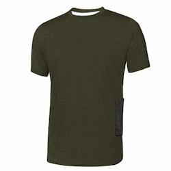 U-Power - Tee-shirt manches courtes vert Slim ROAD Vert Taille XL - XL 8033546449226_0