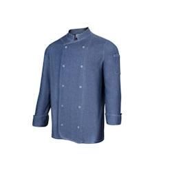 Veste de cuisine en denim VELILLA denim T.L Velilla - L bleu polyester 8434455377141_0