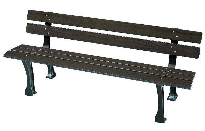 Banc Cork - 5 lames en compact - Sobriété et robustesse pour parcs et jardins_0
