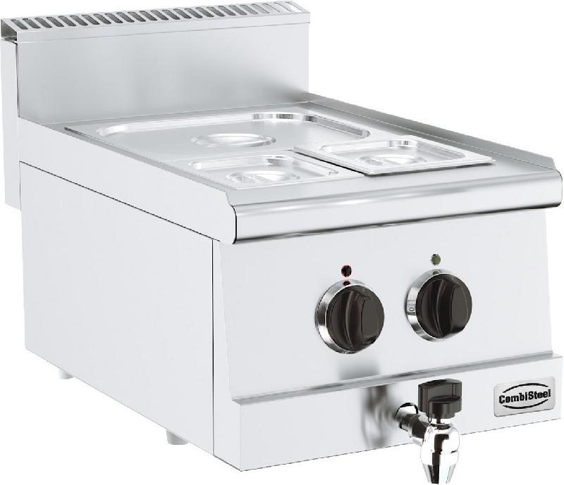 Bain-marie professionnel électrique 400x600 - 1 GN1/2 + 2 GN1/6 - 1,5kW - 7178.0100_0