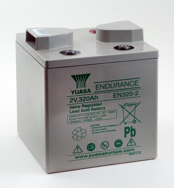 BATTERIE PLOMB AGM YUASA EN320-2 2V 320AH M8-F_0