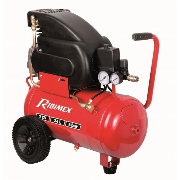 Compresseur d'air 24 litres - Ribimex - 2 CV - 12 m³/h - 330662_0