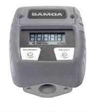 Compteur en ligne électronique à engrenage ovale - C30 - 1/2