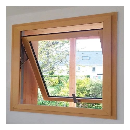 Fenêtre mixte bois alu 1 vantail à l'italienne - Performance thermique Uw jusqu'à 1,3 W/m².k - Ref. FEMIXIT_0