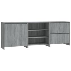 Helloshop26 - Buffet bahut commode armoire meuble de rangement organisateur cuisine salle de séjour salons 3 pcs sonoma bois 02_0037173 - 30002132521_0