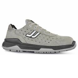 Jallatte - Chaussures de sécurité basses grises JALLEAN SAS ESD S1P CI HI SRC - Taille 44 - Technologie antifatigue MAXI-Soft Duo - Tige cuir velours perforé - Norme ISO 20345:2011_0