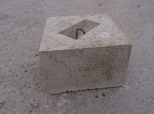 Masse en béton moulé non empilable - Lestage 40kg - REF2200040_0