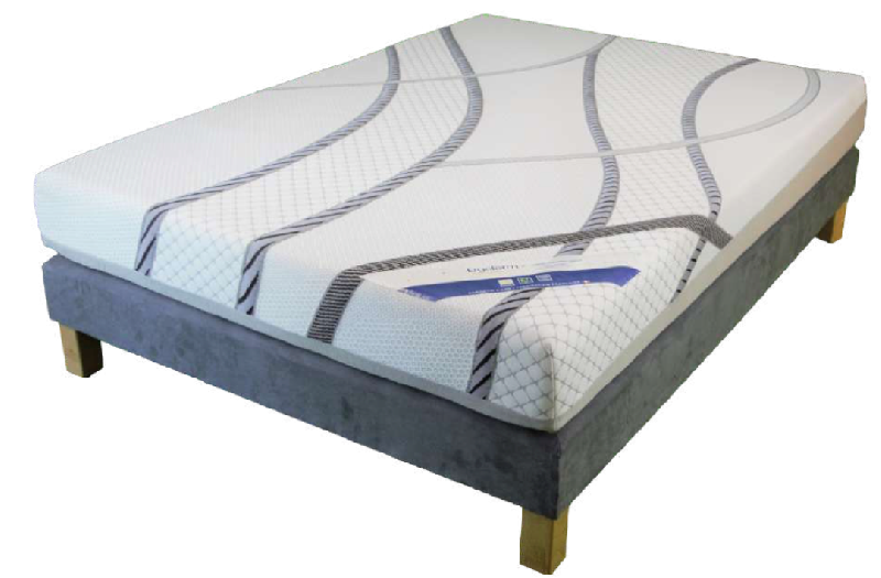 Matelas à mémoire de forme Ergoform antibactérien et antiacarien fabriqués en France - MTL1ERG2-FM02_0