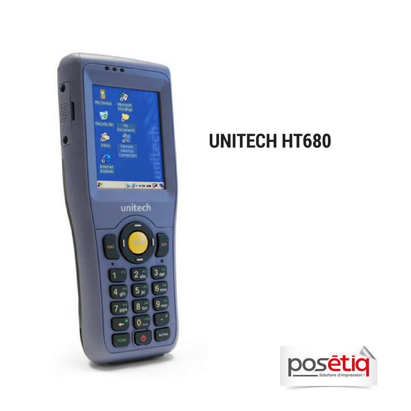 Ordinateur mobile portable - Unitech HT680 - robuste, compact et ergonomique avec lecteur de code-barres 1D/2D_0