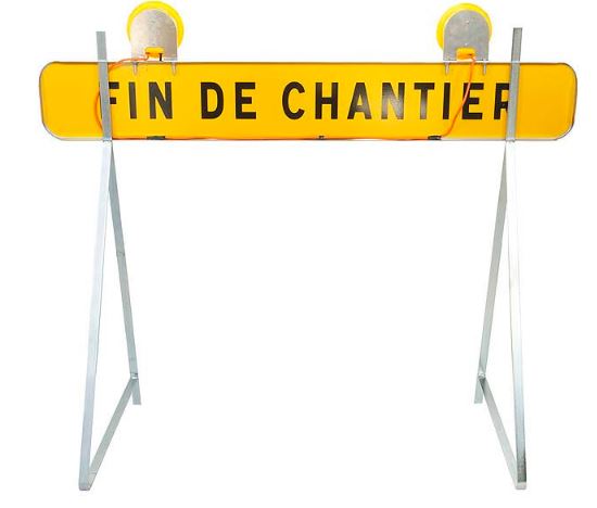 Panneaux de chantiers Tri-Flash - SODIMAR - Autonomie 3000 heures - Kits BI-FLASH pour panneaux K2, K8 et KD_0