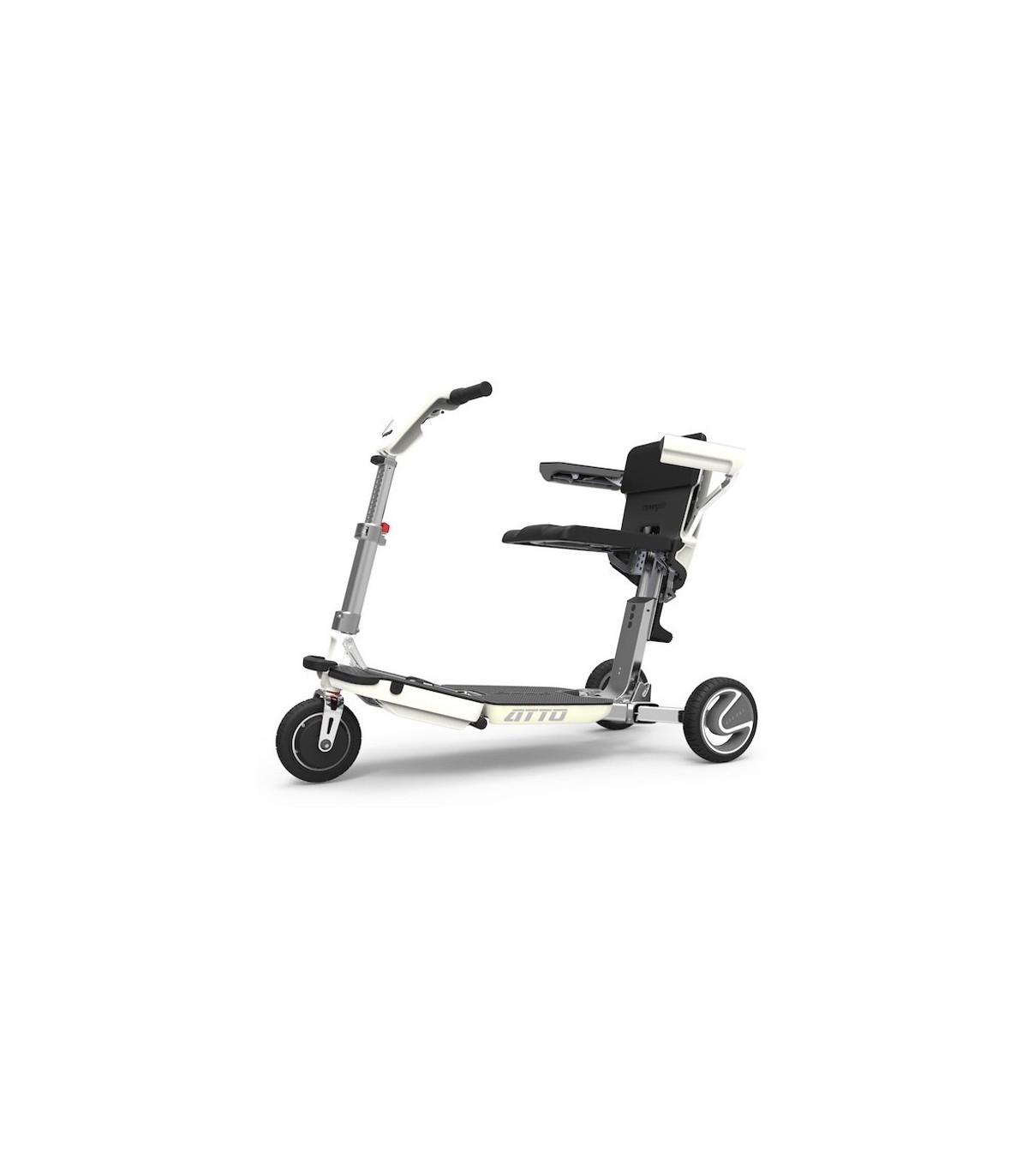 Scooter handicapé pliable Atto - 3 roues - Ultra compact et léger avec design élégant_0
